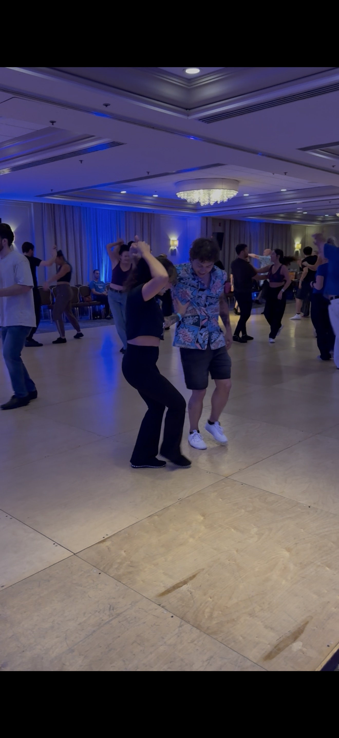West Coast Swing social dance moment